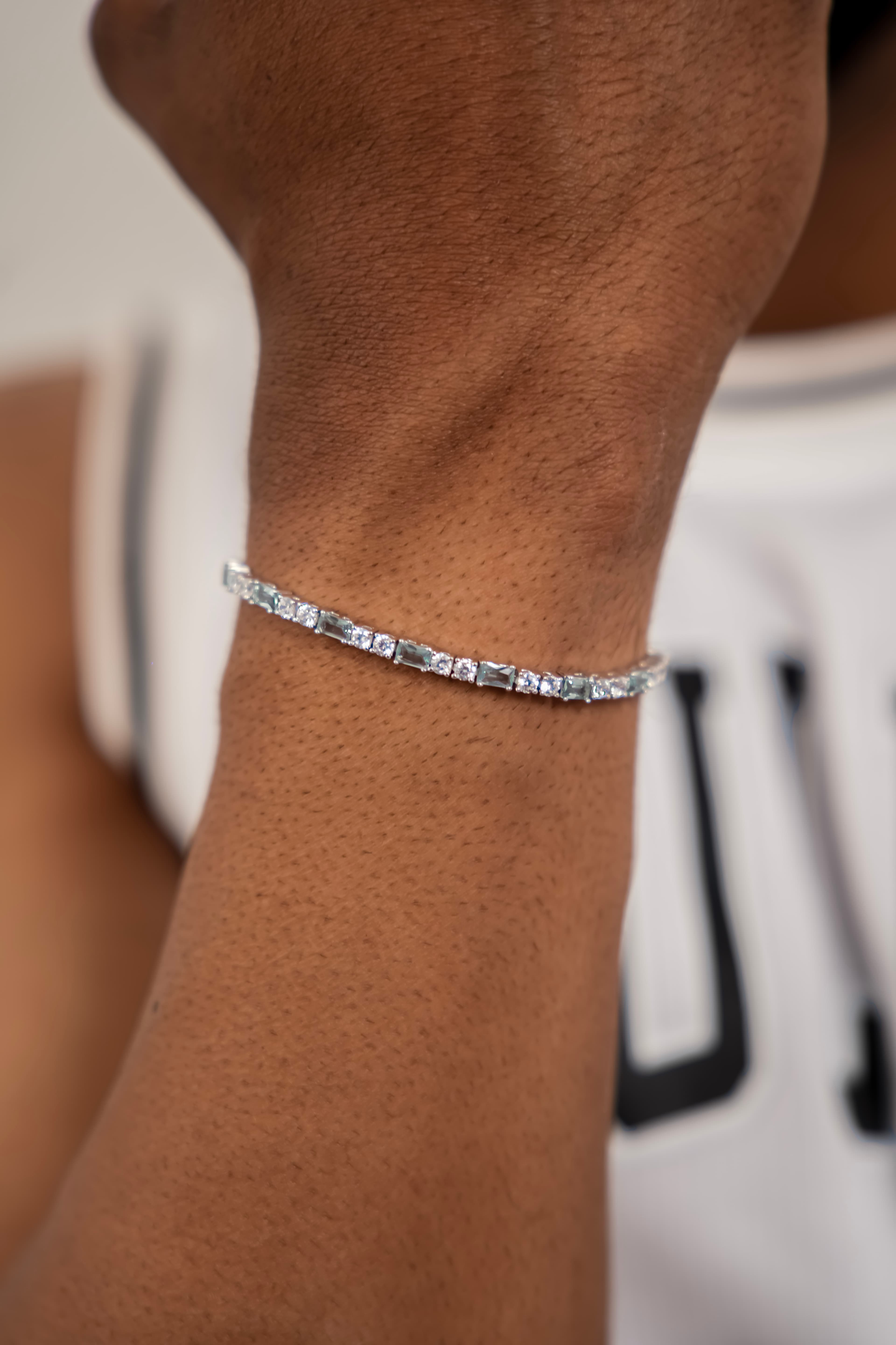 3mm Tennis Bracelet With 925 Silver and Moissanite Diamonds