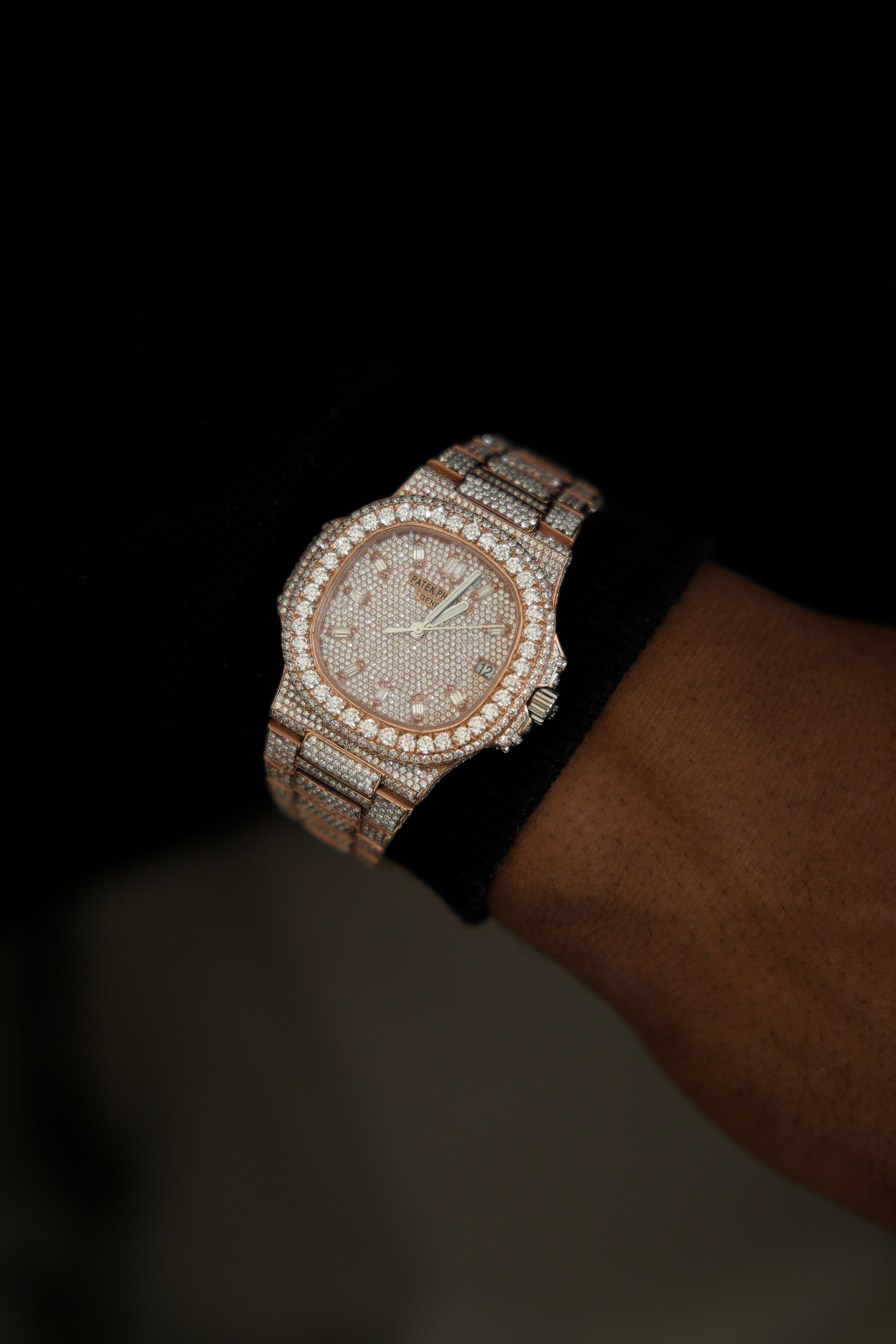 Patek Philippe Moissanite Swiss Watch