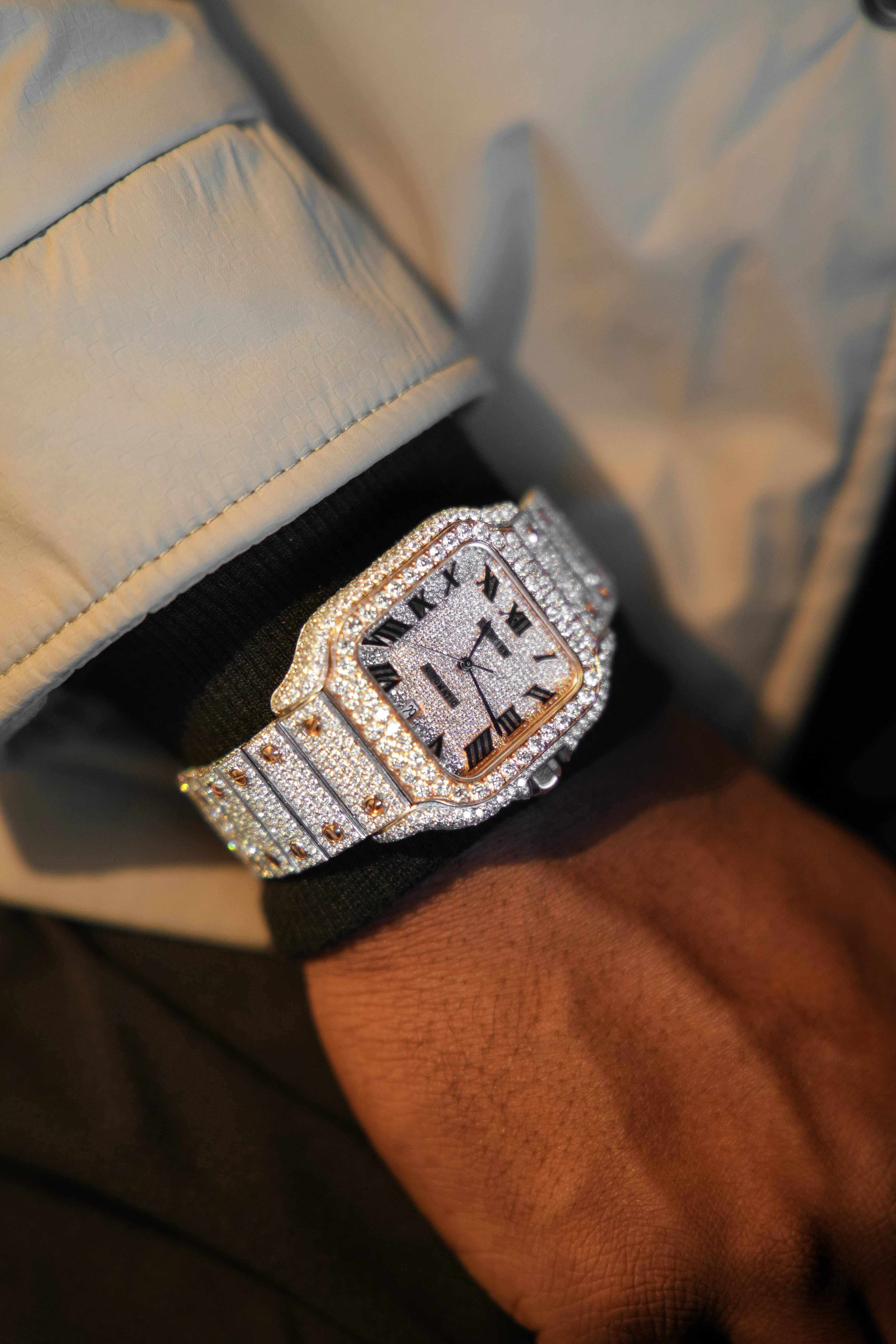 Cartier Rose White Moissanite Swiss Watch thumbnail 9
